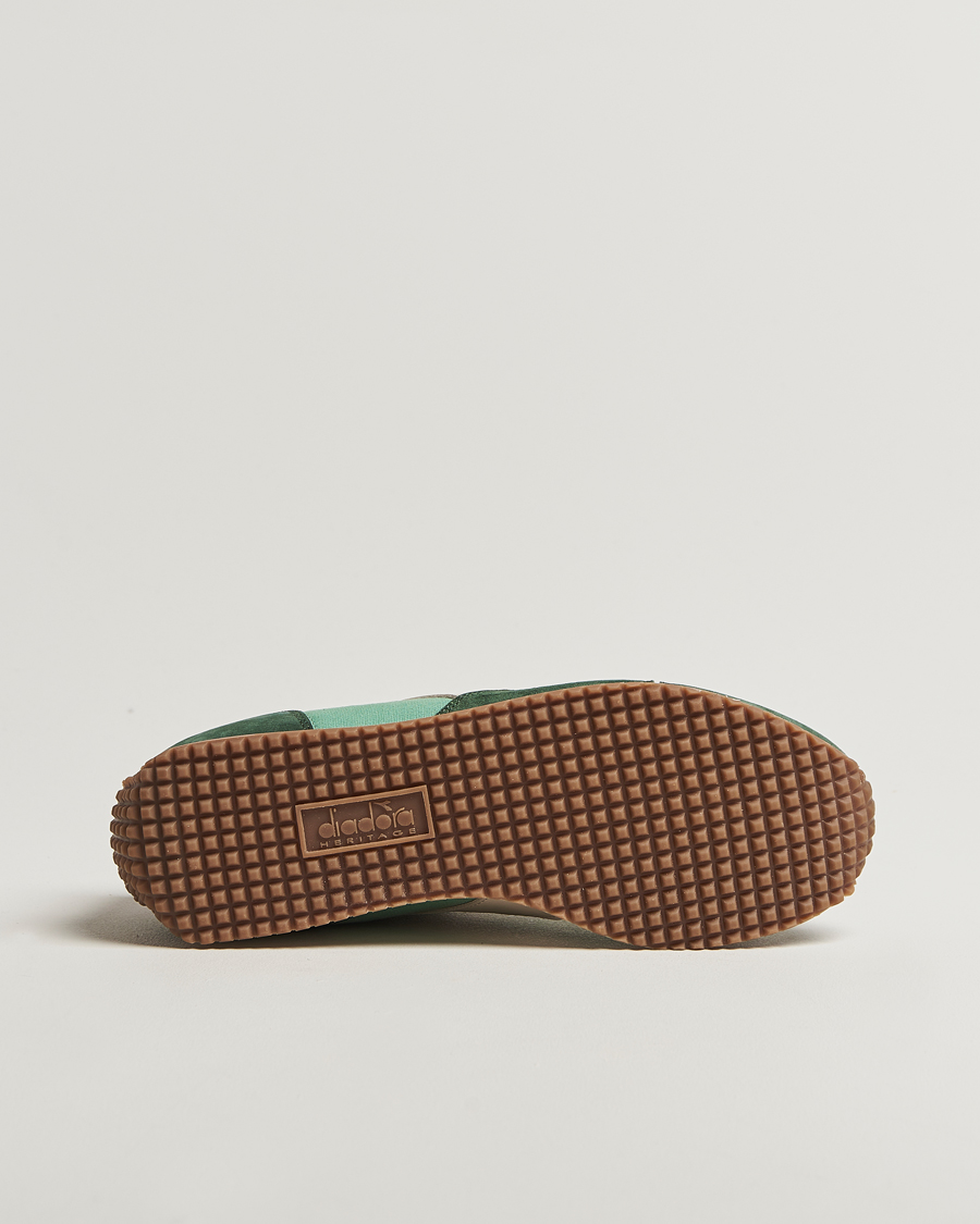 Men | Diadora Equipe Canvas Running Sneaker Green | Diadora | Equipe Canvas Running Sneaker Green