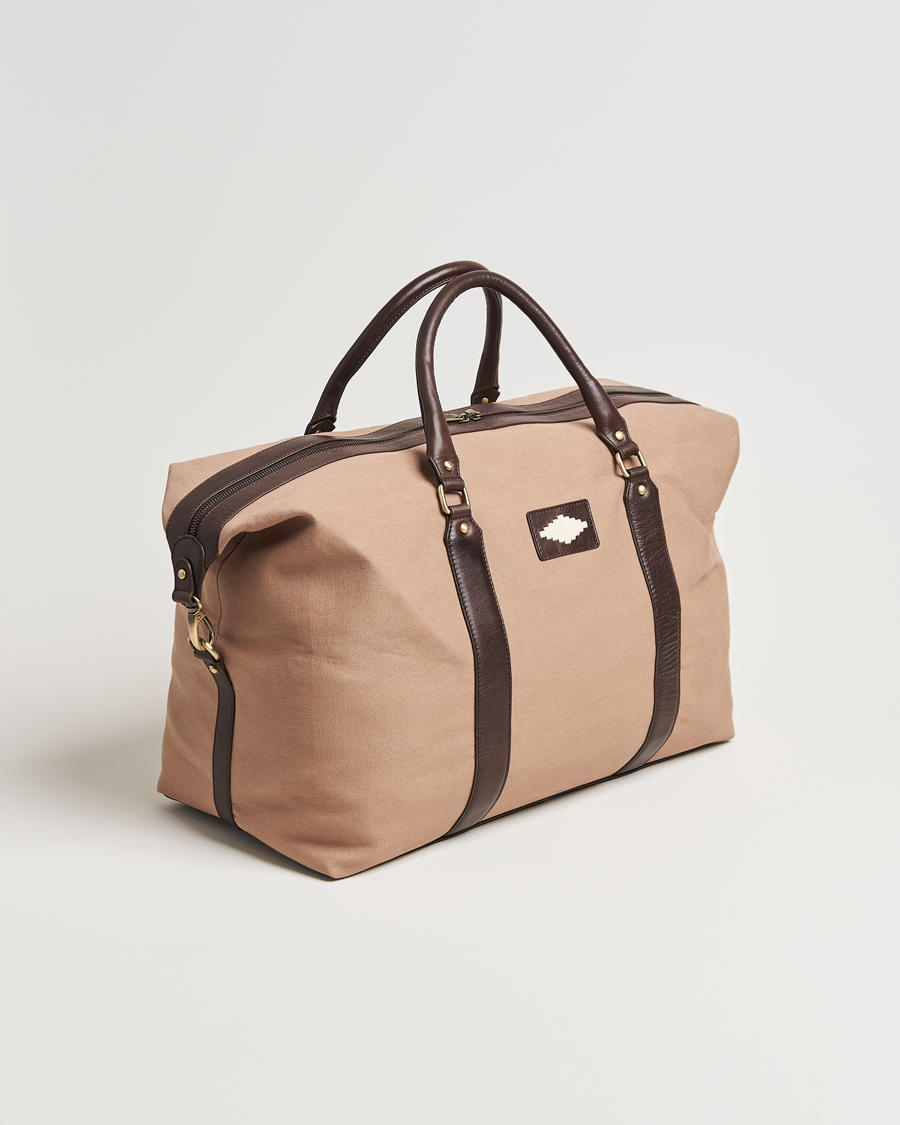 Men | Bags | Pampeano | Cabballero Large Canvas Weekend Bag Khaki
