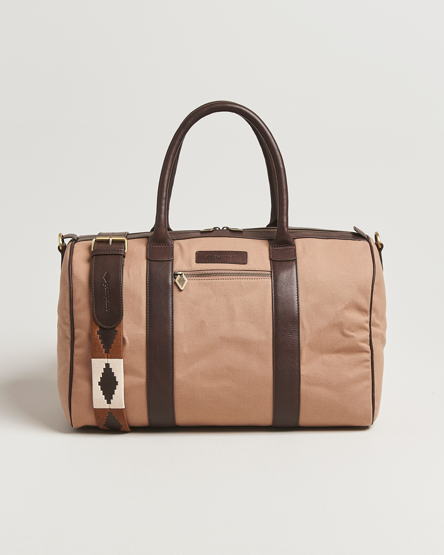 Men | Bags | Pampeano | Varon Small Canvas Weekend Bag Khaki