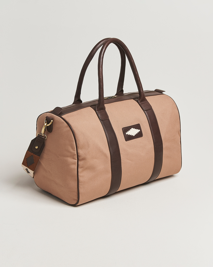 Men | Bags | Pampeano | Varon Small Canvas Weekend Bag Khaki