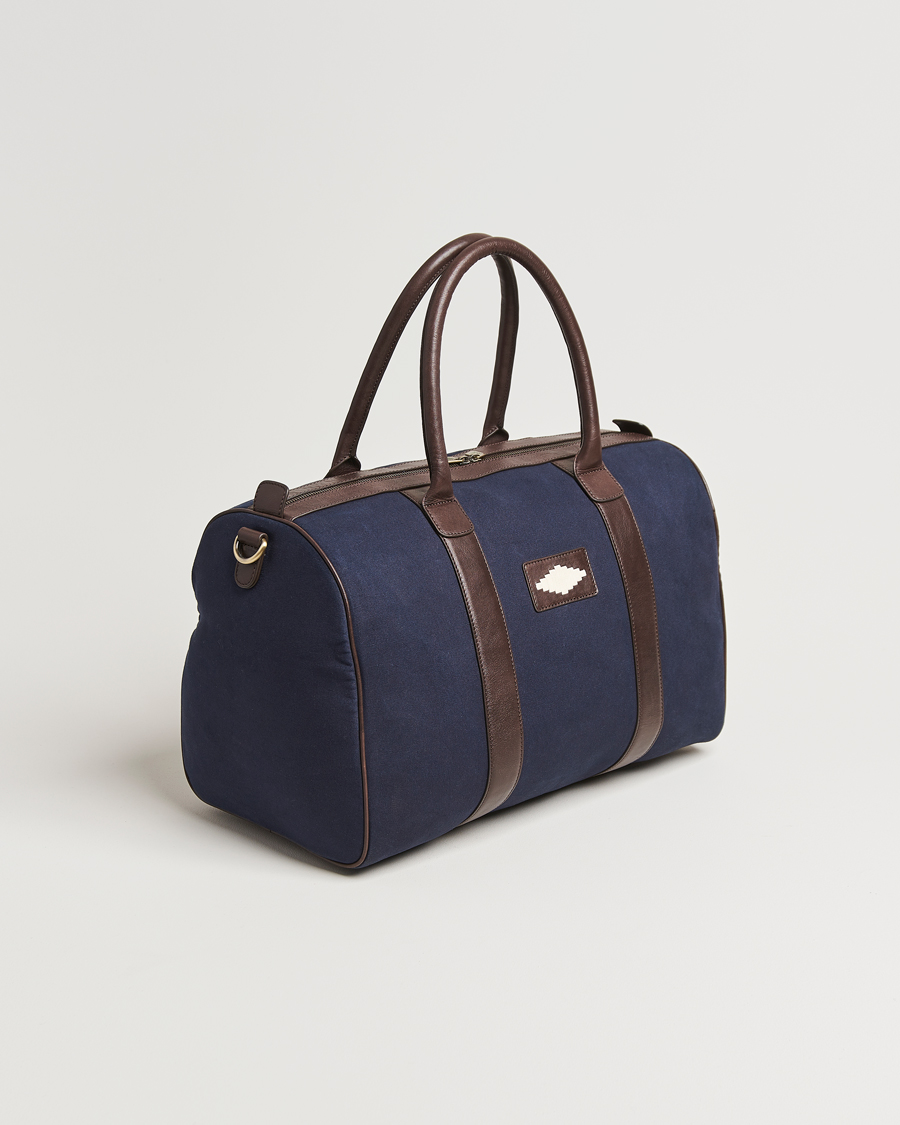 Men | Bags | Pampeano | Varon Small Canvas Weekend Bag Navy