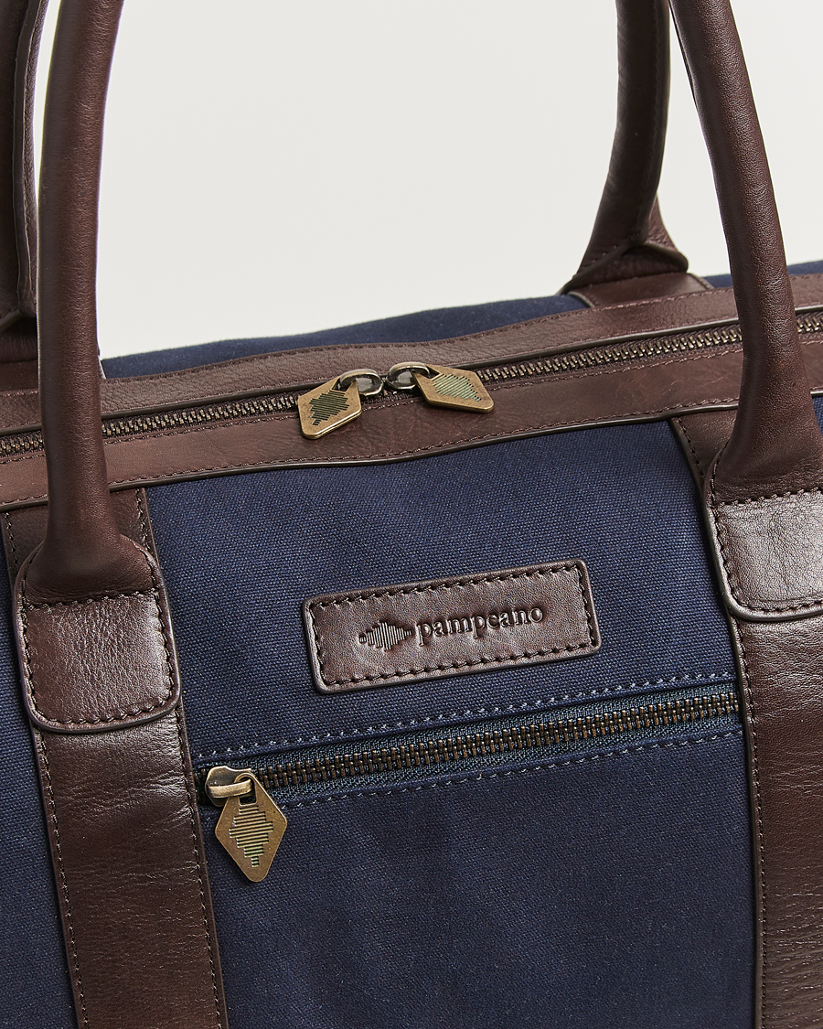 Men | Bags | Pampeano | Varon Small Canvas Weekend Bag Navy