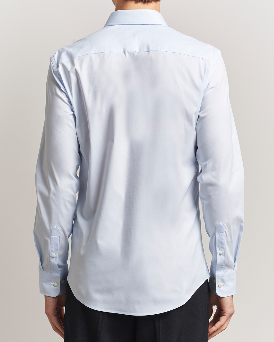 Men | Shirts | Tiger of Sweden | Adley Slim Fit Cut Away Shirt Light Blue