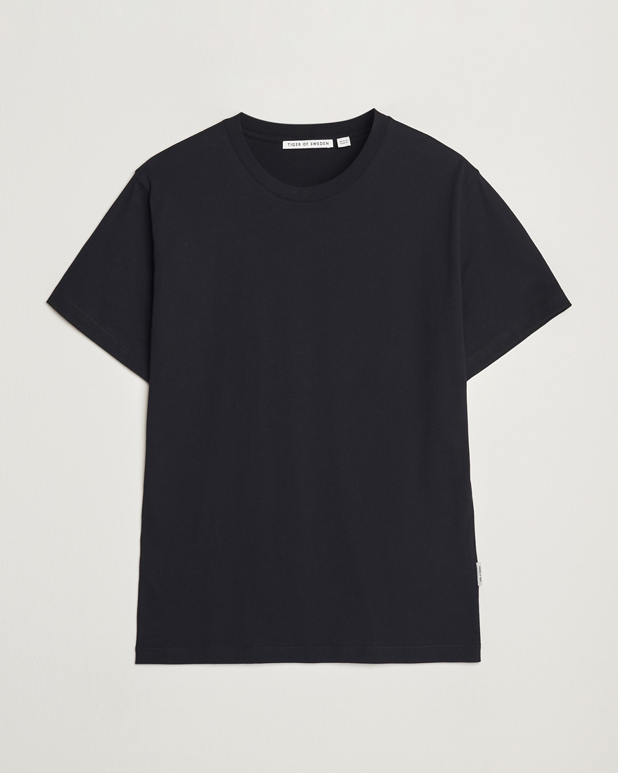 Men | T-Shirts | Tiger of Sweden | Dillan Crew Neck T-Shirt Black