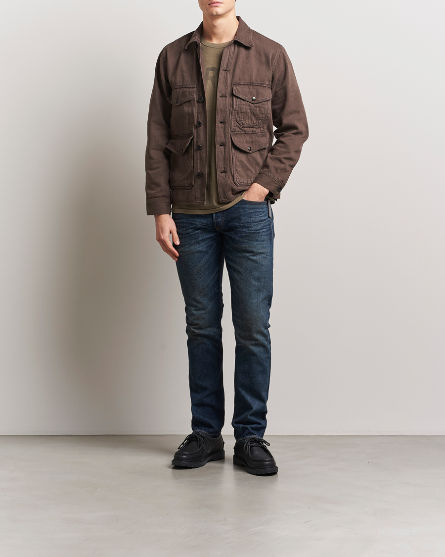 RRL Slim Fit 5-Pocket Denim Ridgecrest Wash at CareOfCarl.com