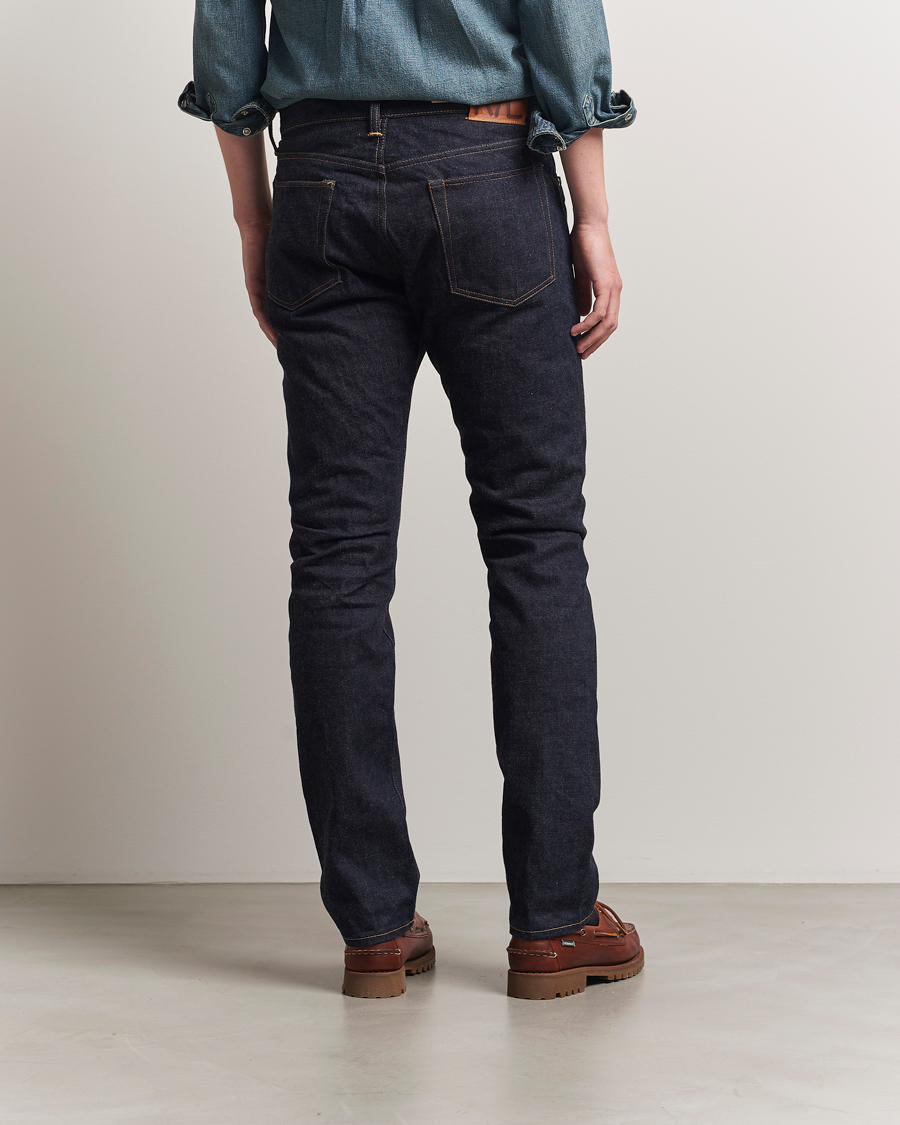 RRL Slim Fit 5-Pocket Denim East/West Rinse at CareOfCarl.com