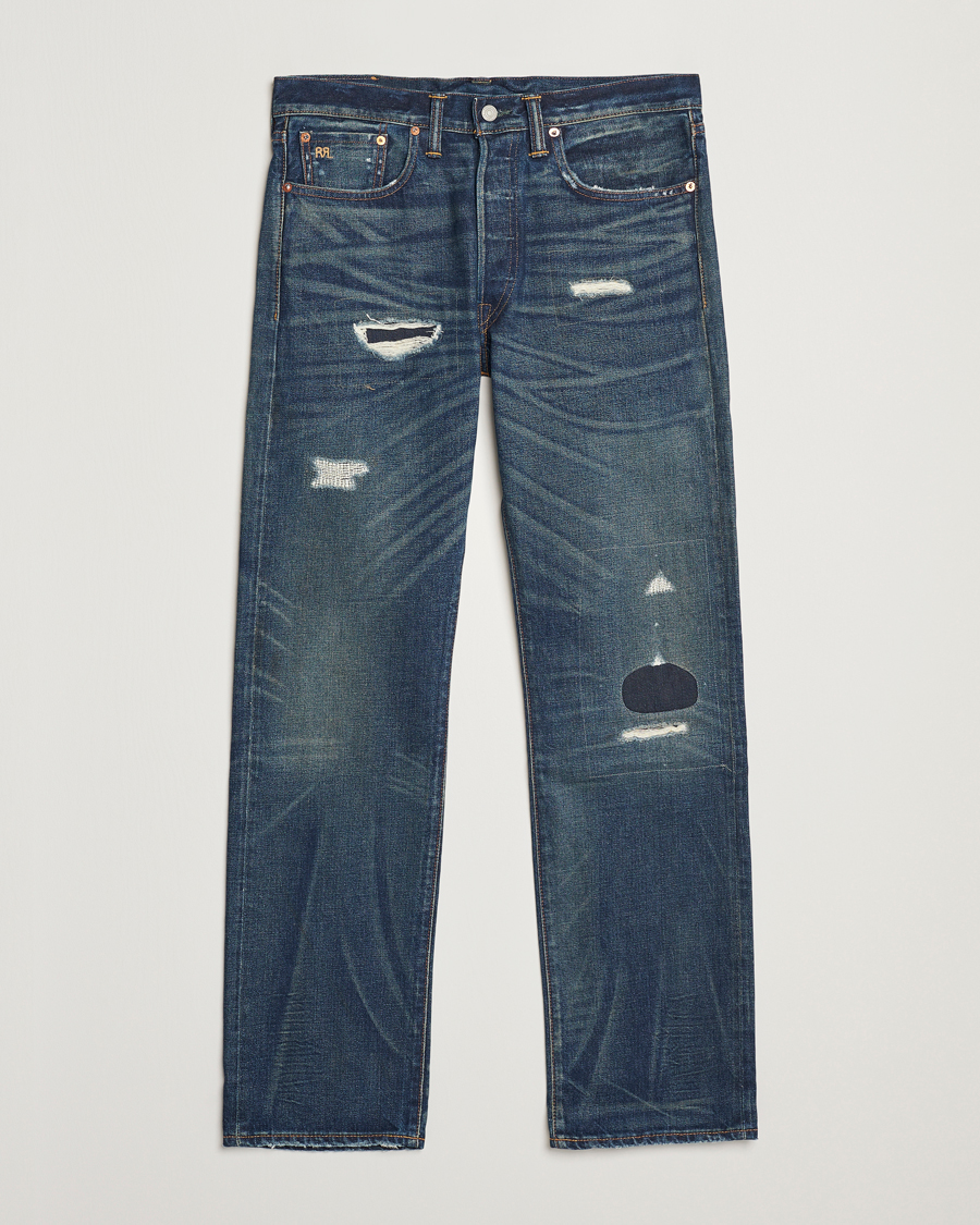 Men | Jeans | RRL | Straight Fit 5-Pocket Denim Hawley Wash