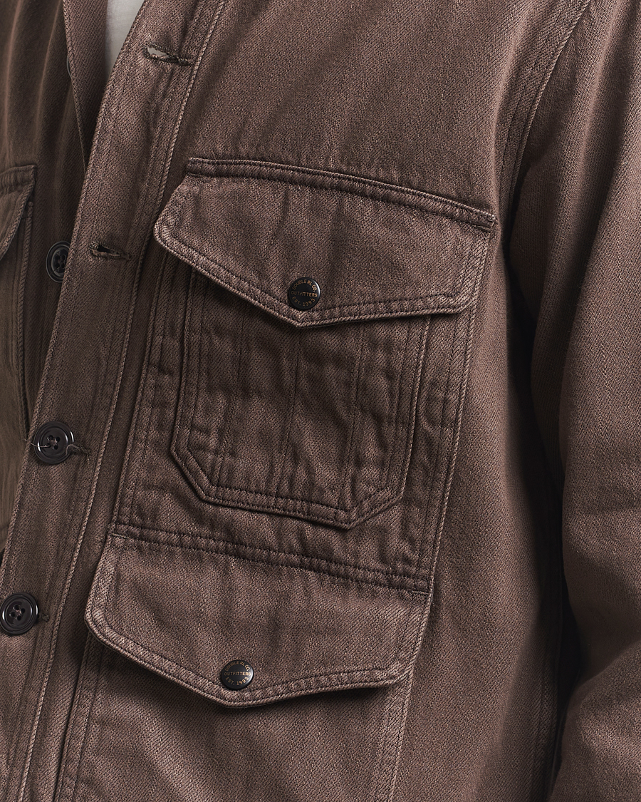 Men | Coats & Jackets | RRL | Elmore Shirt Jacket Dark Brown