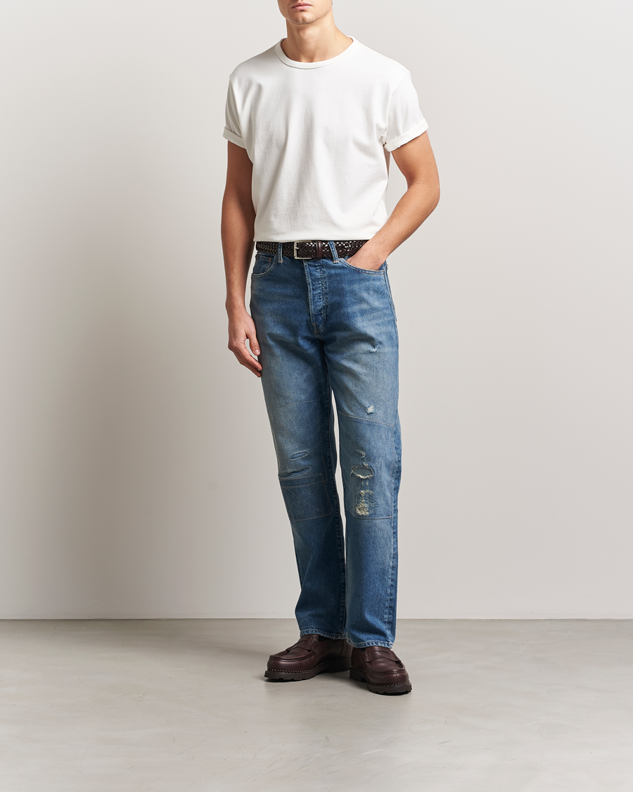 RRL Heavy Weight Tee Warm White at CareOfCarl.com