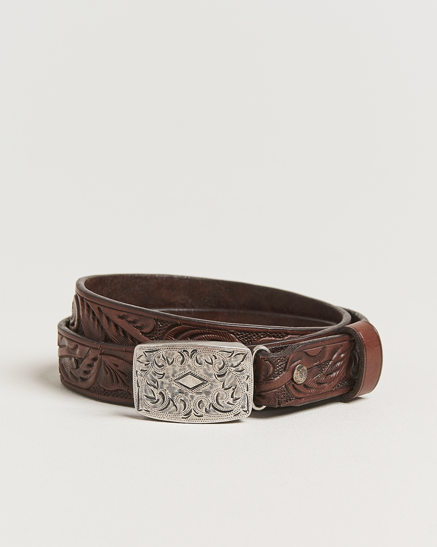 RRL Coleman Belt Brown at CareOfCarl.com