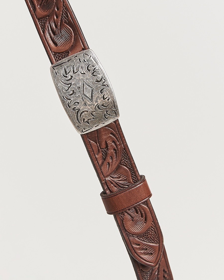 RRL Coleman Belt Brown at CareOfCarl.com