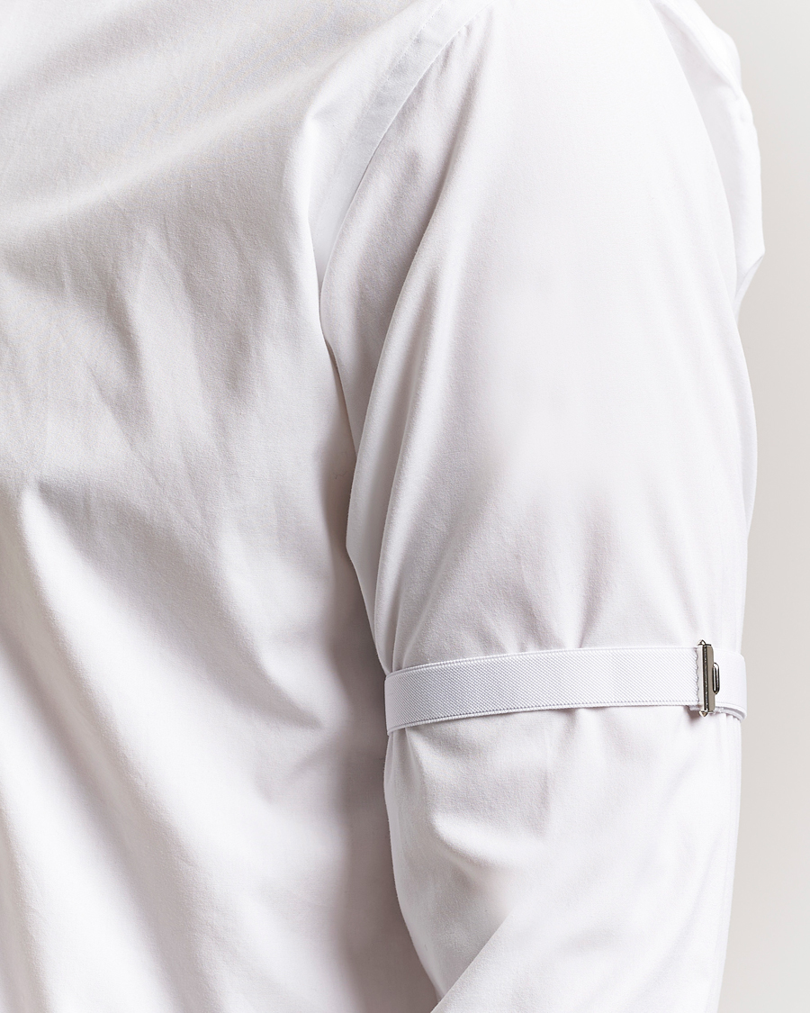 Men | Jewellery | Amanda Christensen | Shirt Sleeve Holder White