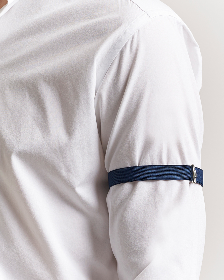 Men | Jewellery | Amanda Christensen | Shirt Sleeve Holder Navy