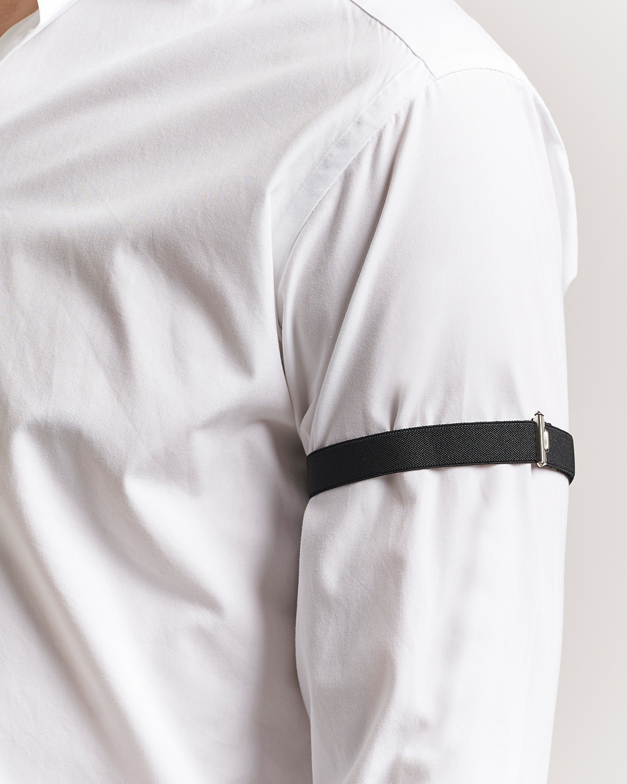 Men | Jewellery | Amanda Christensen | Shirt Sleeve Holder Black