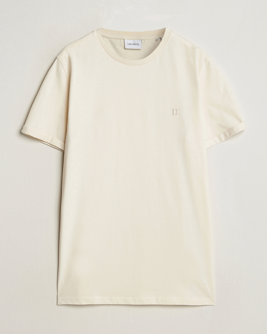 Men | T-Shirts | LES DEUX | Nørregaard Tonal T-Shirt Ivory