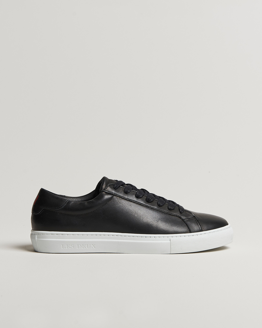 Men | Sneakers | LES DEUX | Theodor Leather Sneakers Black