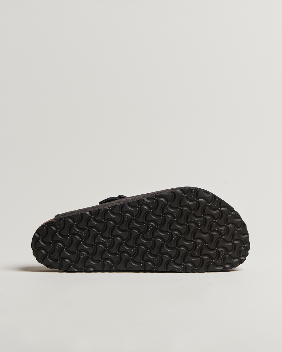 Men | BIRKENSTOCK Boston Classic Footbed Velvet Grey Suede | BIRKENSTOCK | Boston Classic Footbed Velvet Grey Suede
