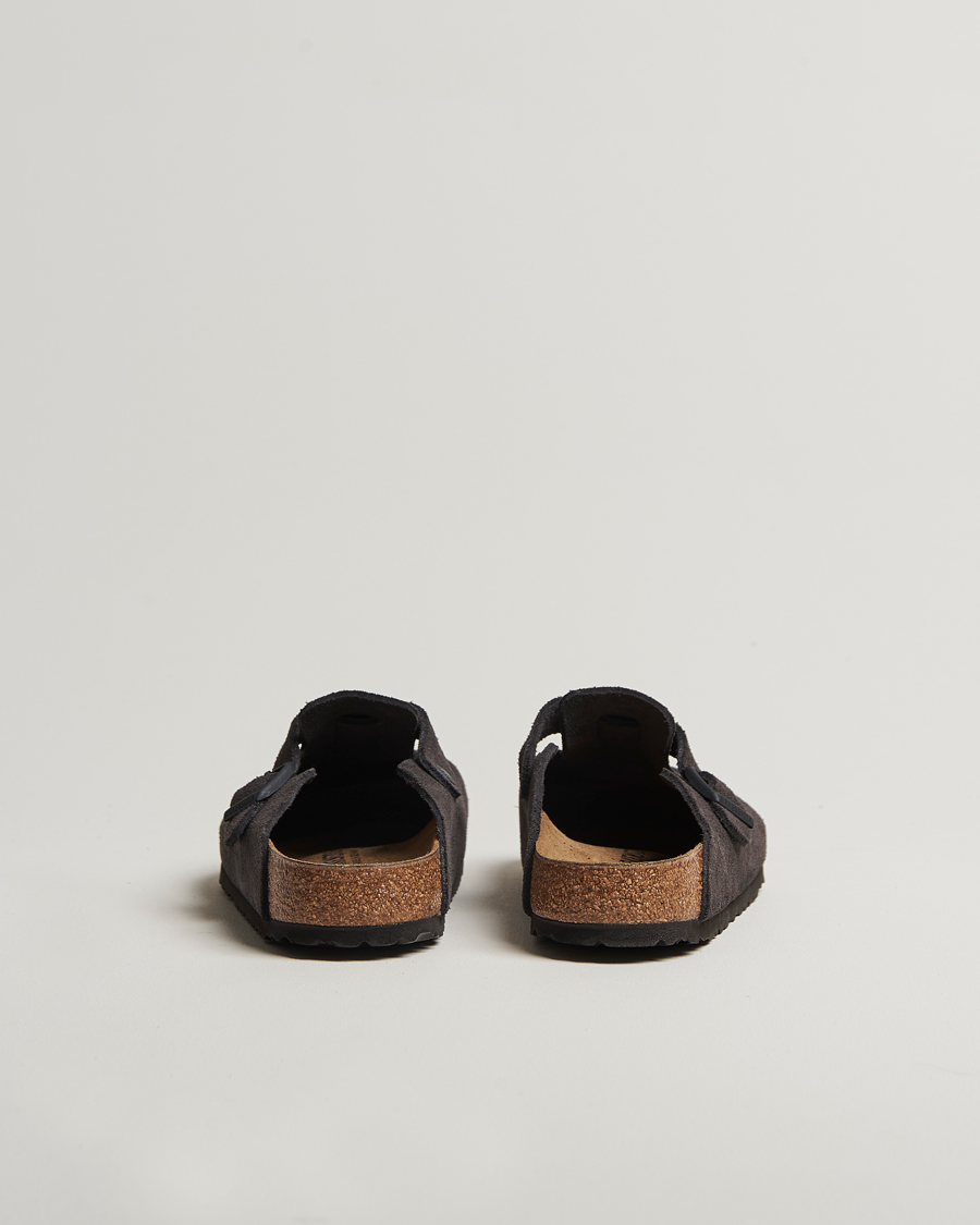 Men | BIRKENSTOCK Boston Classic Footbed Velvet Grey Suede | BIRKENSTOCK | Boston Classic Footbed Velvet Grey Suede