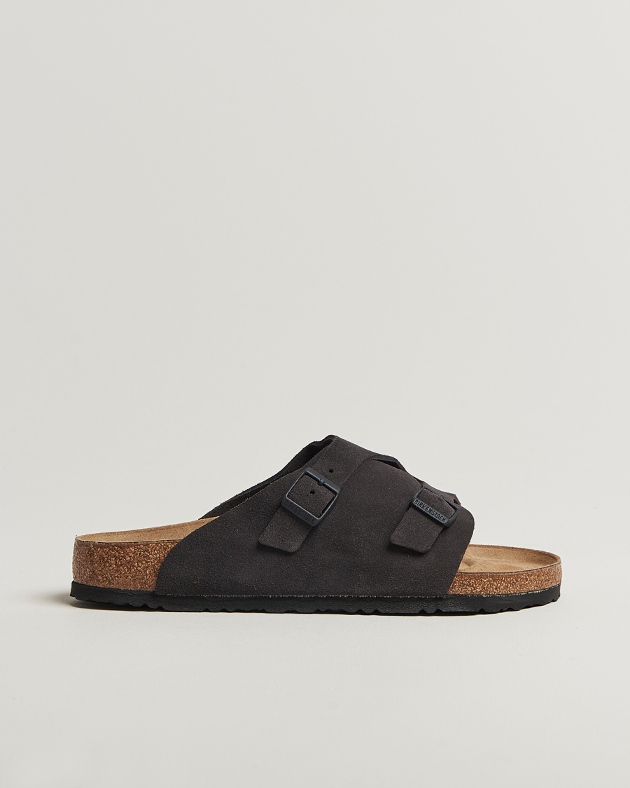 Men | BIRKENSTOCK Zürich Velvet Grey Suede | BIRKENSTOCK | Zürich Velvet Grey Suede
