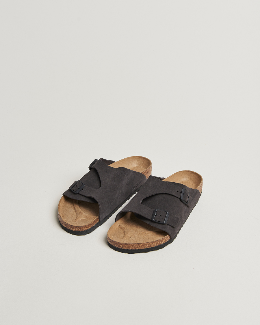 Men | BIRKENSTOCK Zürich Velvet Grey Suede | BIRKENSTOCK | Zürich Velvet Grey Suede