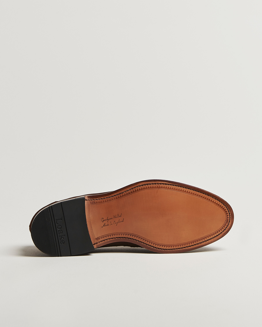 Men | Loafers | Loake Shoemakers | Loake 1880 Imperial Suede Loafers Brown