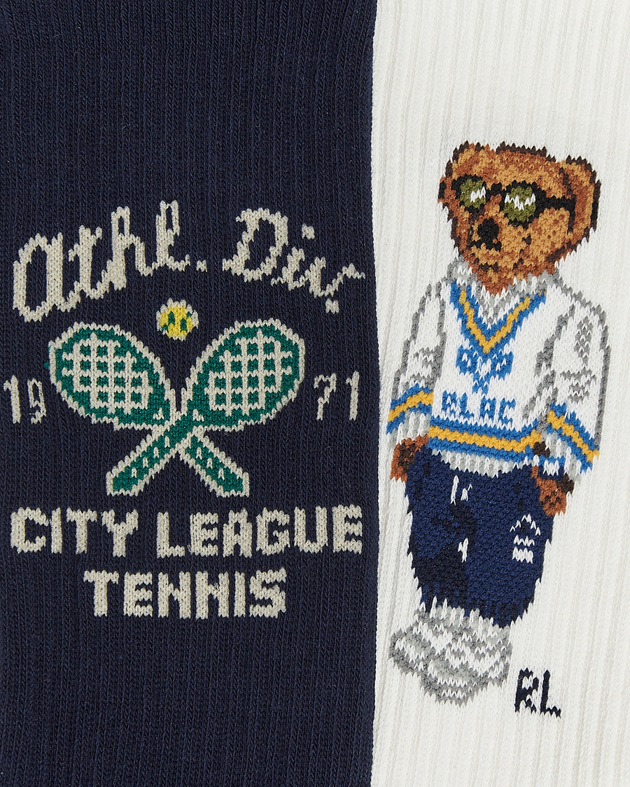 Men | Underwear & Socks | Polo Ralph Lauren | 6-Pack Mix Crew Sock Navy/Blue/White/Grey/Green