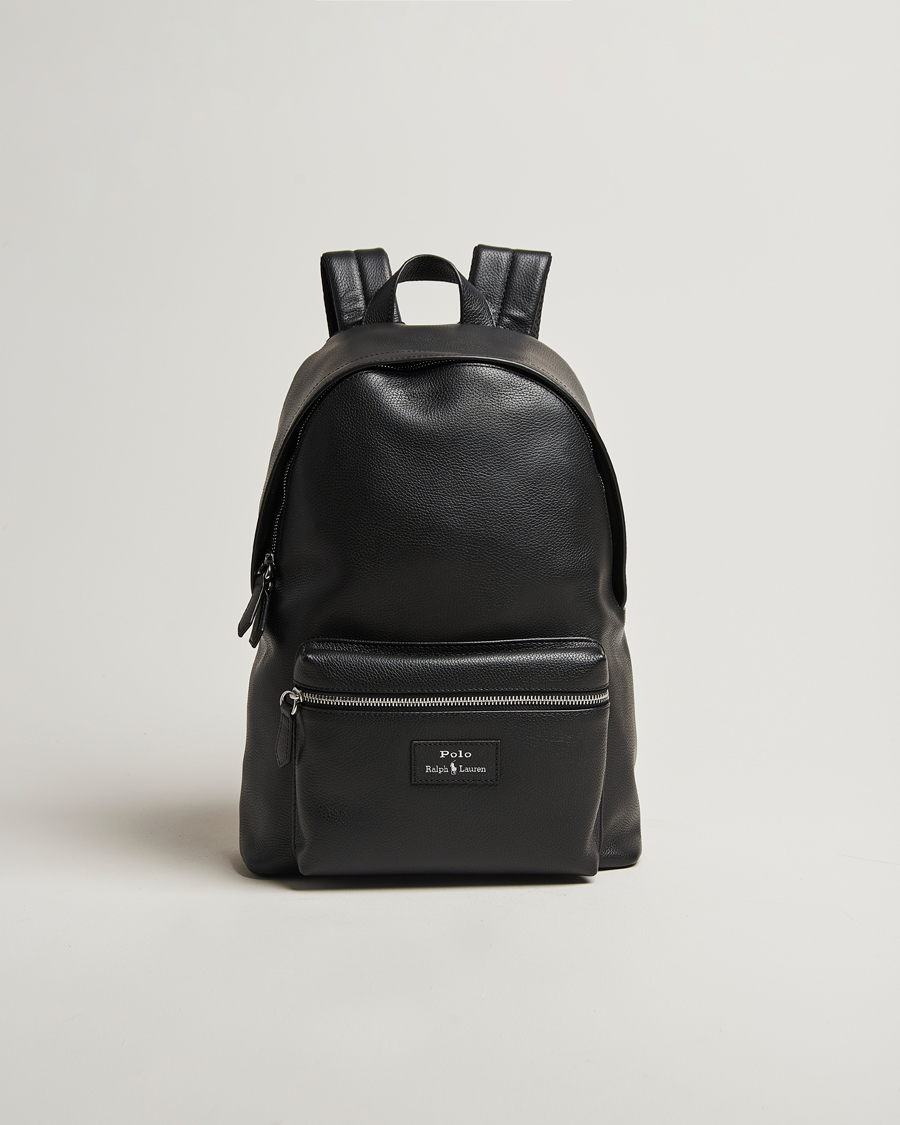 Men | Bags | Polo Ralph Lauren | Polo Ralph LaurenPebble Leather BackpackBlack