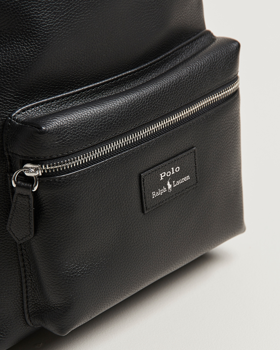 Men | Bags | Polo Ralph Lauren | Polo Ralph LaurenPebble Leather BackpackBlack