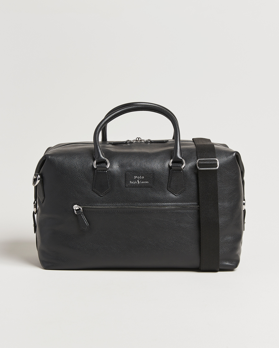 Men | Bags | Polo Ralph Lauren | Polo Ralph LaurenPebble Leather Duffle BagBlack