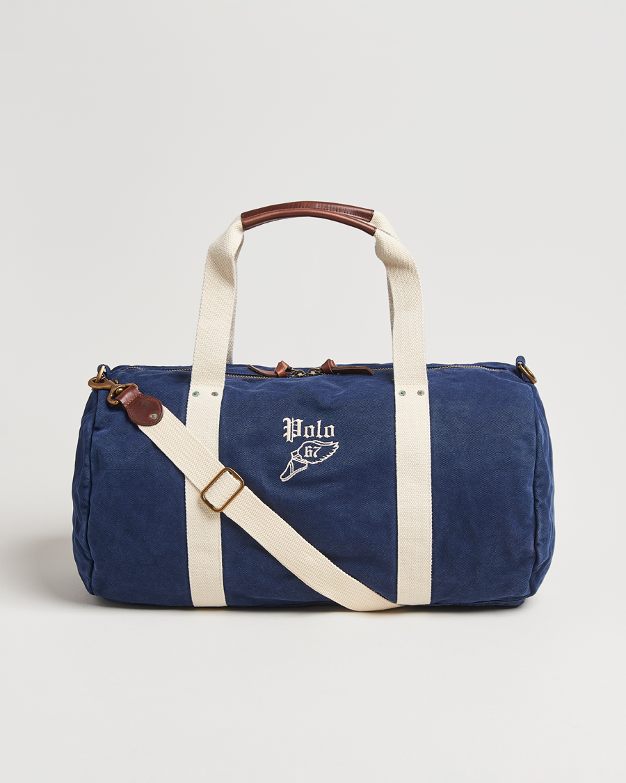 Polo Ralph Lauren Canvas Duffle Bag Spring Navy at CareOfCarl.com