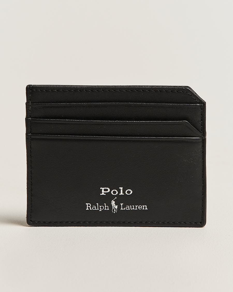 Men | Wallets | Polo Ralph Lauren | Polo Ralph LaurenCard Holder Smooth LeatherBlack