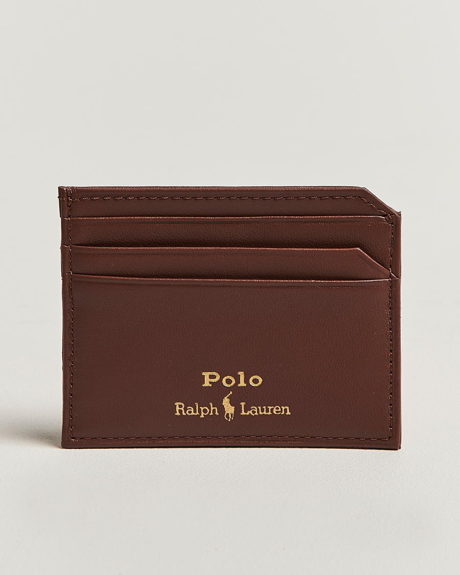 Men | Polo Ralph Lauren Card Holder Smooth Leather Saddle | Polo Ralph Lauren | Card Holder Smooth Leather Saddle