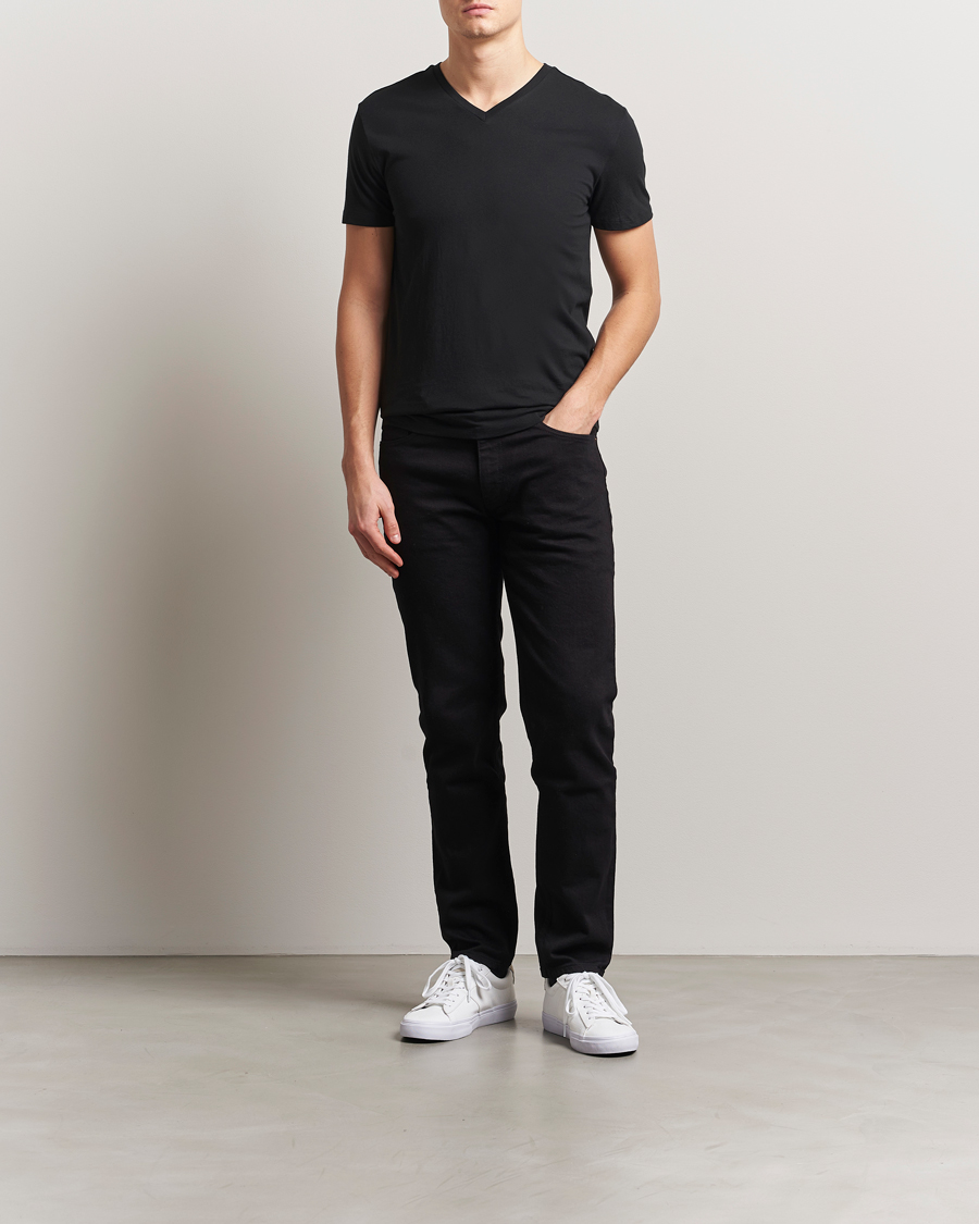 Men | T-Shirts | Polo Ralph Lauren | 3-Pack V Neck T-Shirt White/Grey/Black