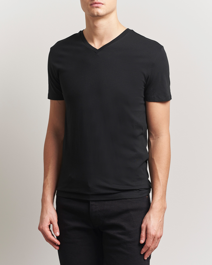 Men | T-Shirts | Polo Ralph Lauren | 3-Pack V Neck T-Shirt White/Grey/Black