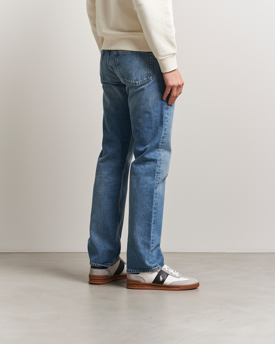 Men | Sneakers | Polo Ralph Lauren | Aera Leather/Suede Sneaker White/Grey