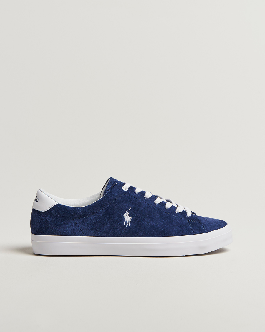 Polo Ralph Lauren Longwood Suede Sneaker Navy at CareOfCarl.com