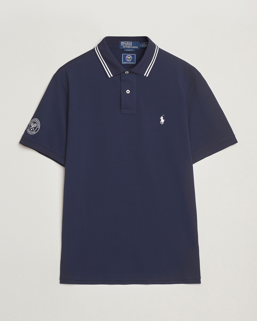 Men | Polo Shirts | Polo Ralph Lauren | Wimbledon Performance Polo Refined Navy