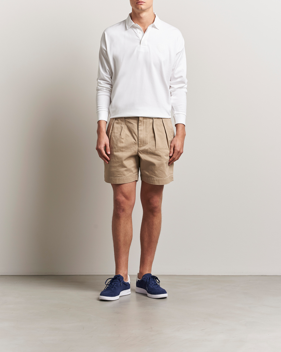 Men | Sweaters & Knitwear | Polo Ralph Lauren | Wimbledon Long Sleeve Polo Ceramic White