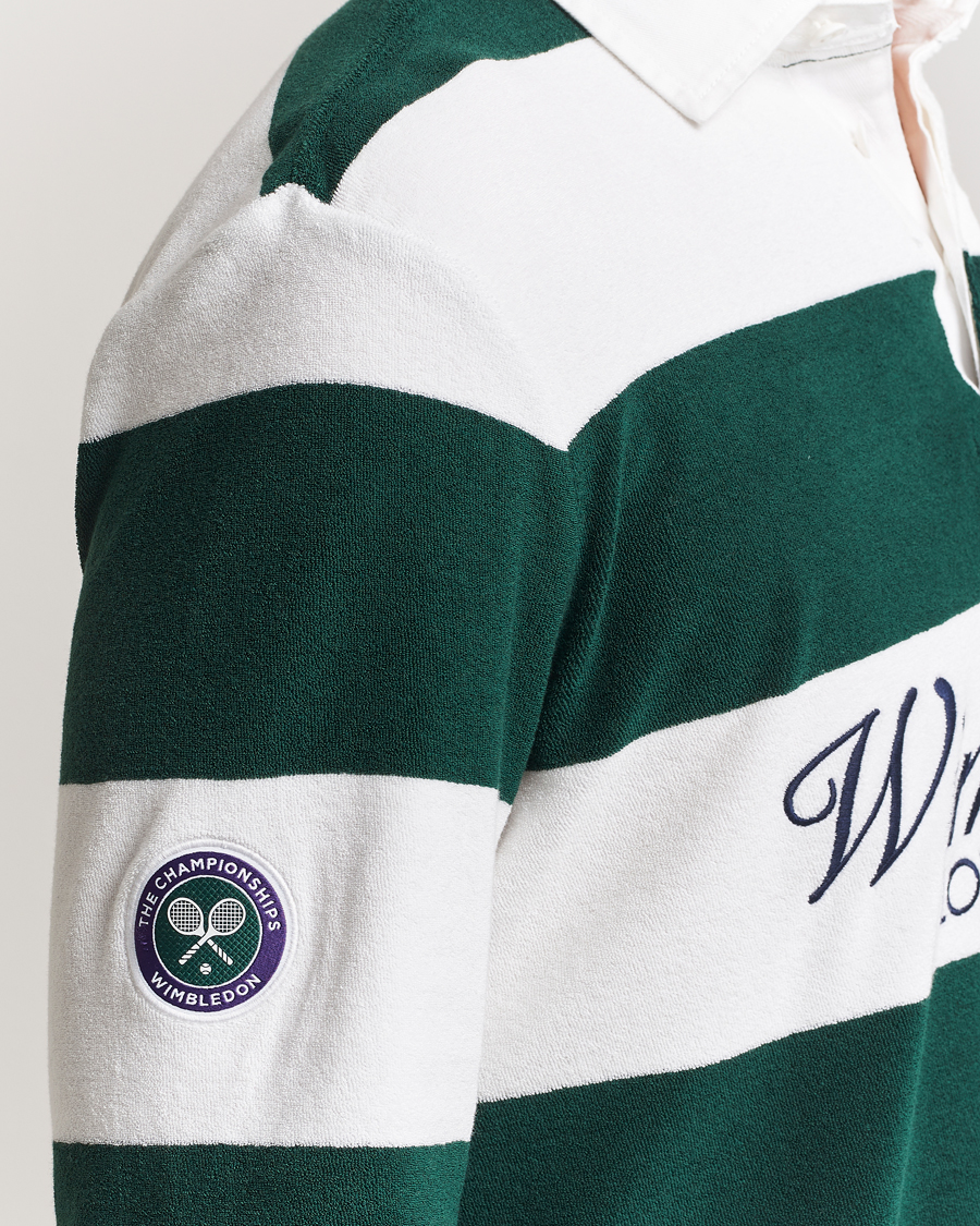 Men | Sweaters & Knitwear | Polo Ralph Lauren | Wimbledon Rugby Moss Agate/White