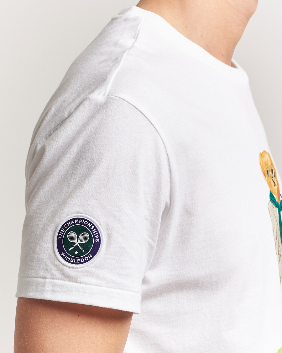 Men | T-Shirts | Polo Ralph Lauren | Wimbledon Bear T-Shirt Ceramic White