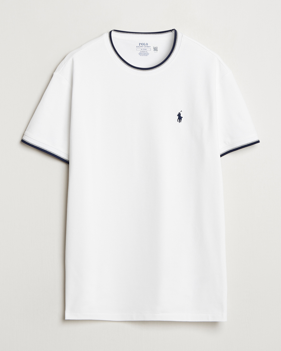 Men | T-Shirts | Polo Ralph Lauren | Mesh Polo T-Shirt White