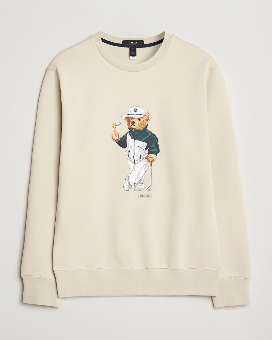 Men | Sweaters & Knitwear | RLX Ralph Lauren | Golf Bear Active Sweatshirt Basic Sand