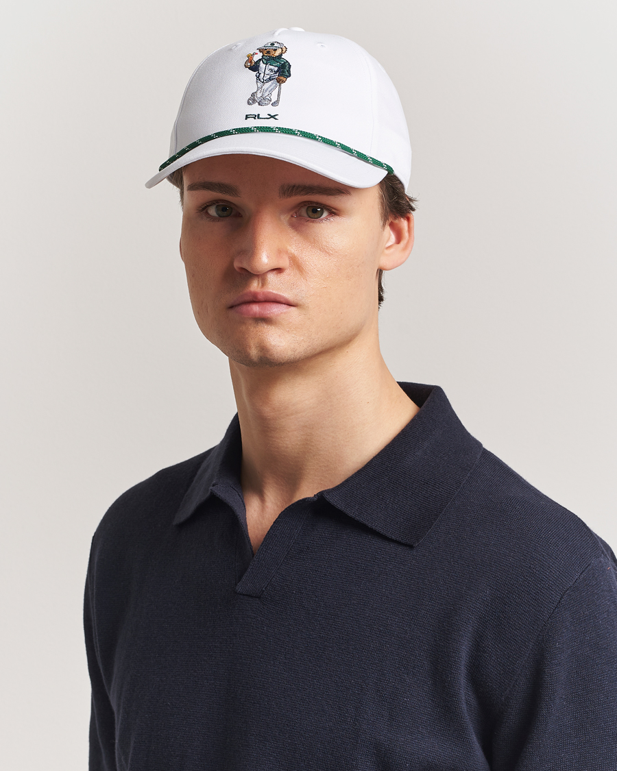 RLX Ralph Lauren Cocktail Bear Cap White at CareOfCarl.com