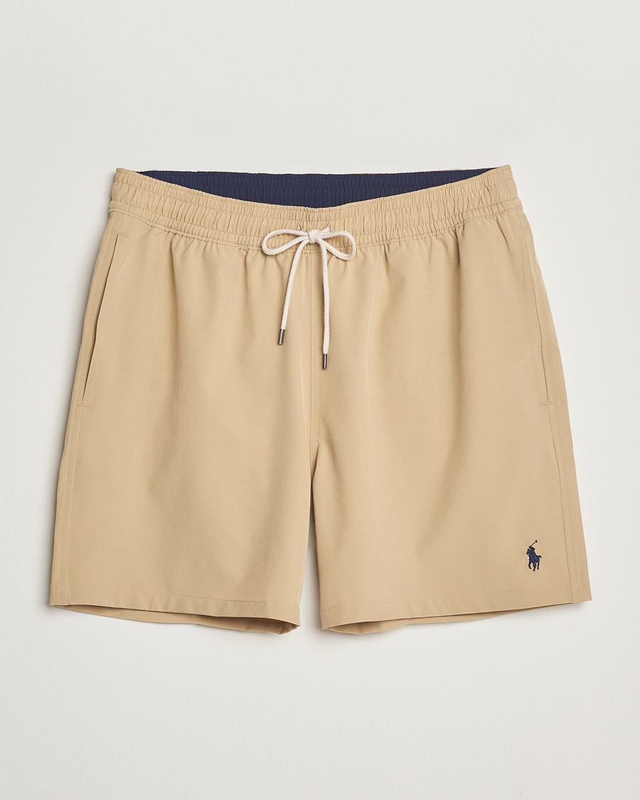 Men | Swimwear | Polo Ralph Lauren | Recycled Traveler Swimshorts Coastal Beige