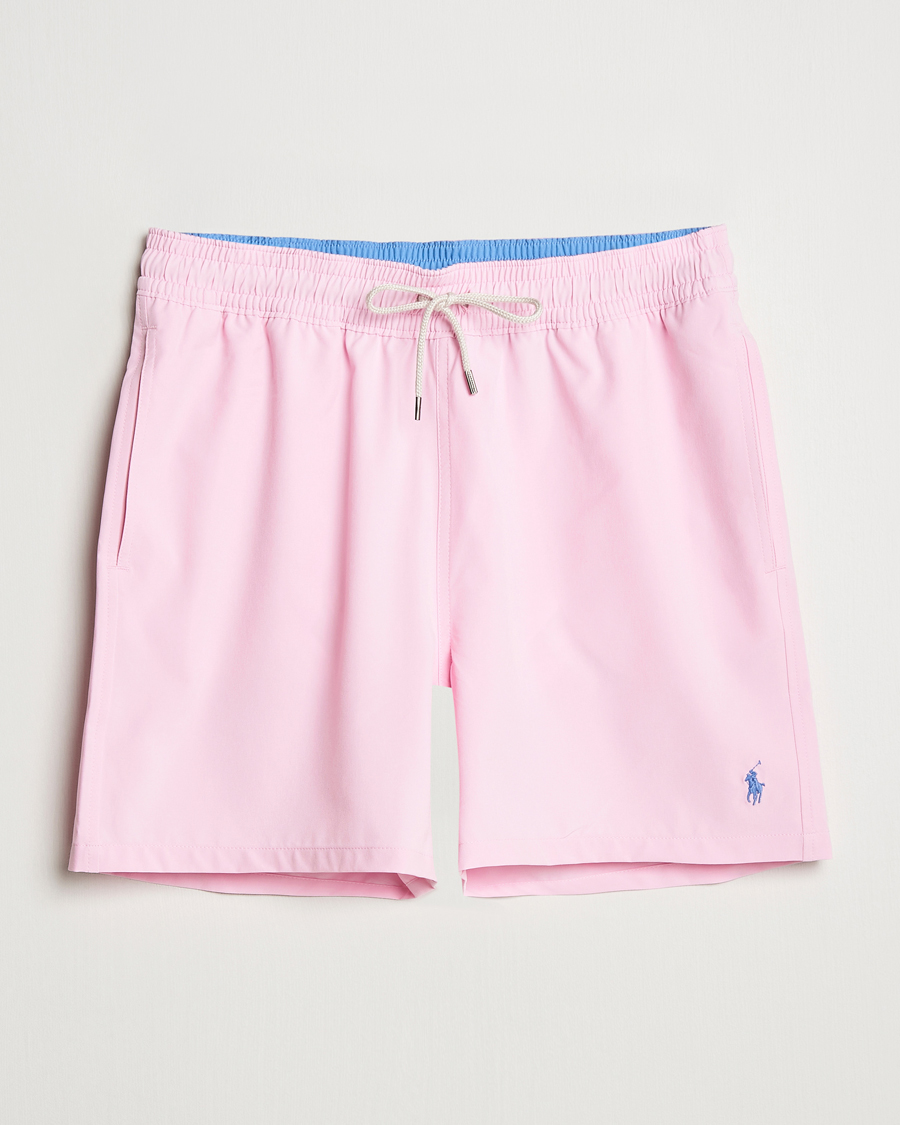 Men | Swimwear | Polo Ralph Lauren | Recycled Traveler Swimshorts Carmel Pink