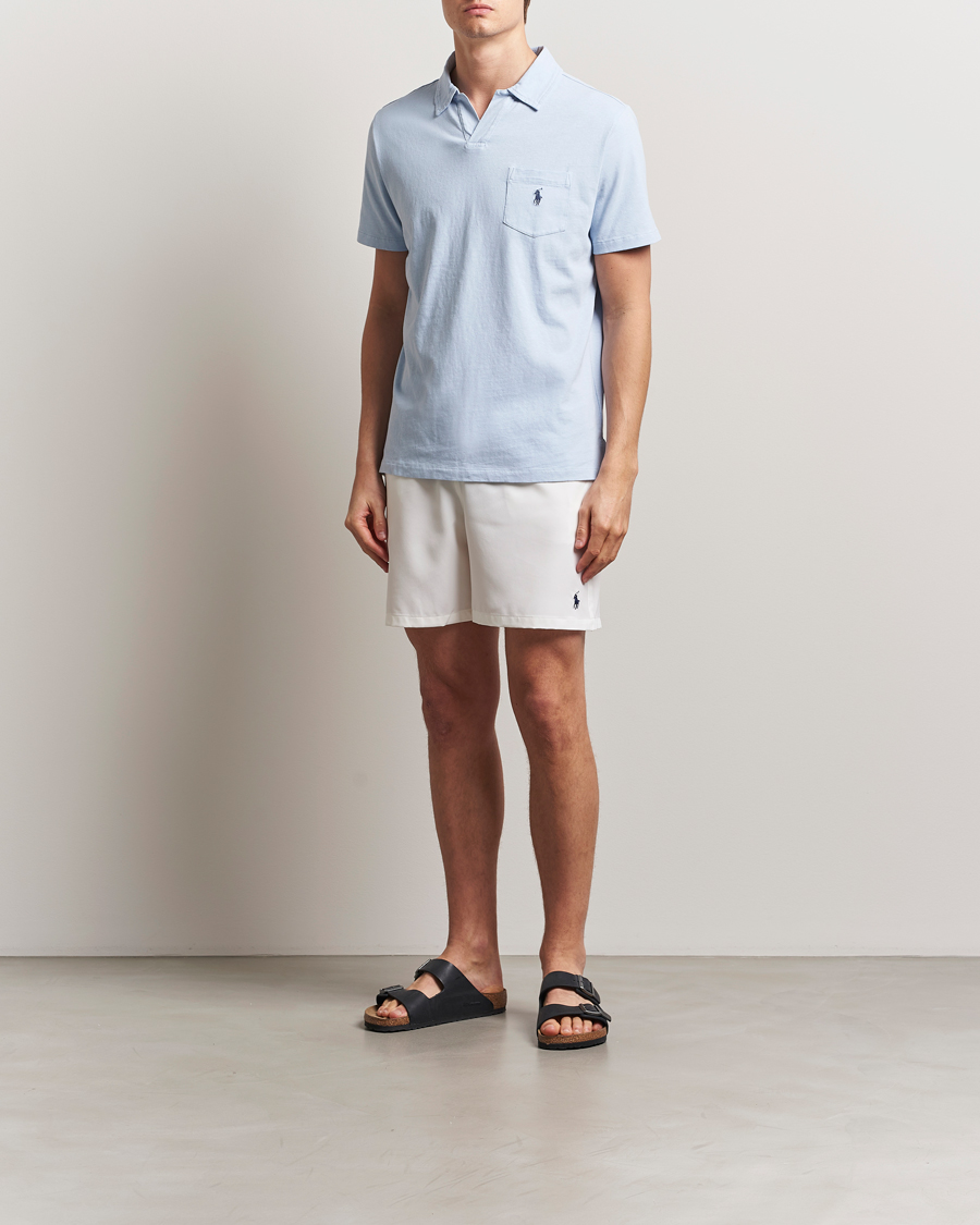 Men | Swimwear | Polo Ralph Lauren | Recycled Traveler Swimshorts White