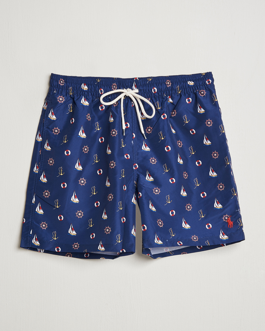 Men | Swimwear | Polo Ralph Lauren | Traveler Recycled Swimshorts Nautical Marine