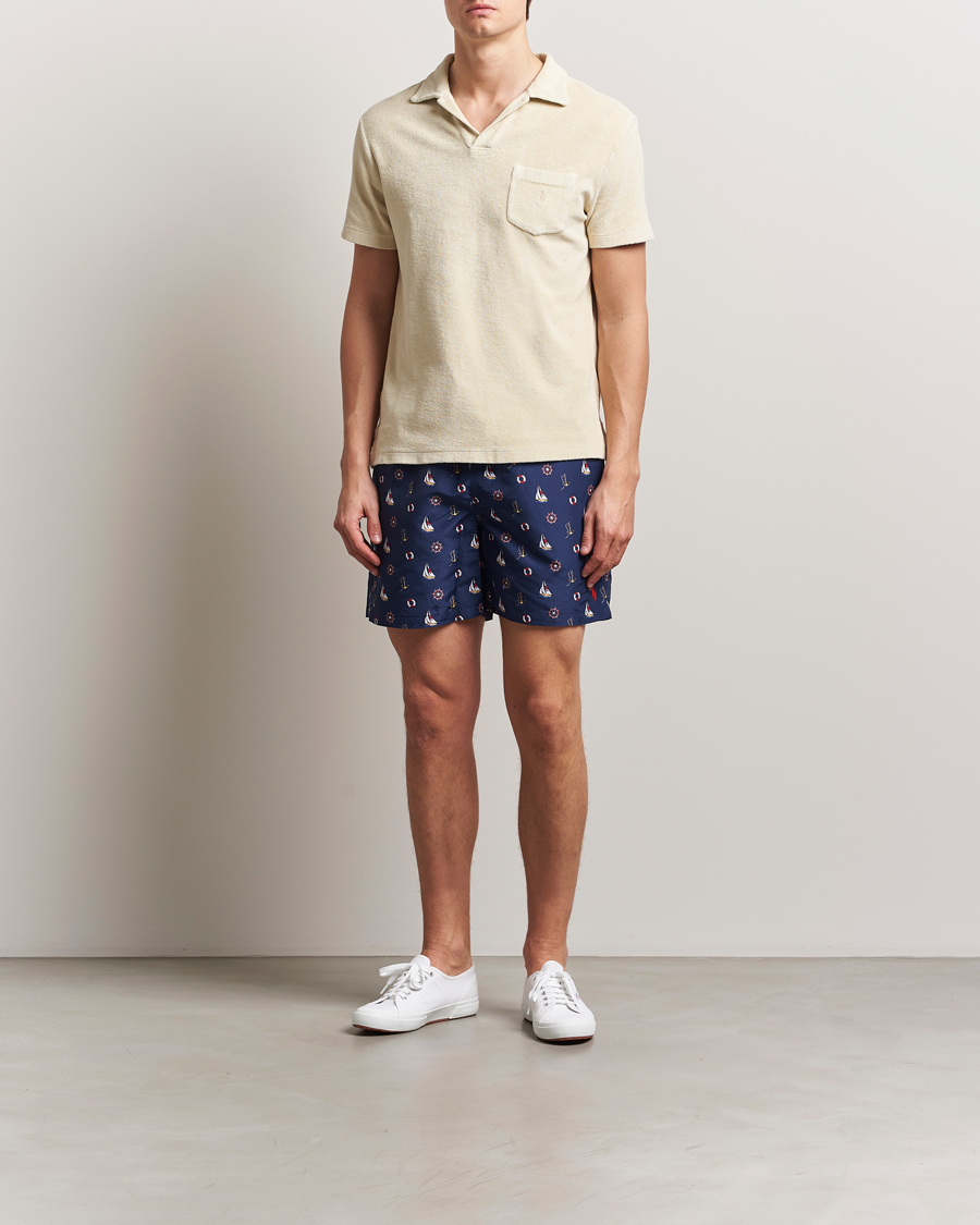 Men | Swimwear | Polo Ralph Lauren | Traveler Recycled Swimshorts Nautical Marine