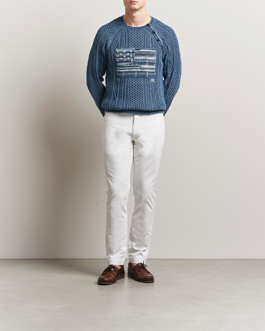 Men | Trousers | Polo Ralph Lauren | Slim Fit Stretch Chinos Deckwash White