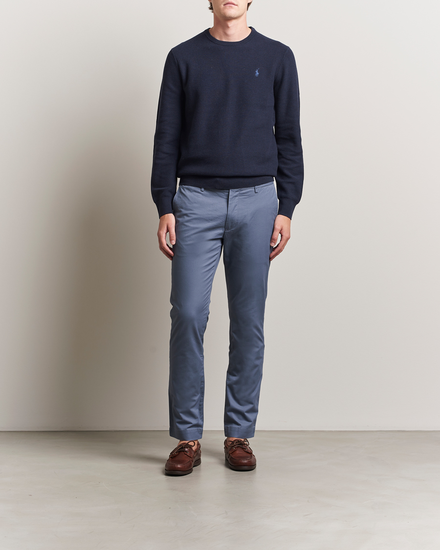 Men | Trousers | Polo Ralph Lauren | Slim Fit Stretch Chinos Bay Blue